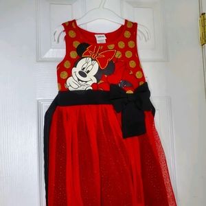Disney black & red dress. 3T casual dress